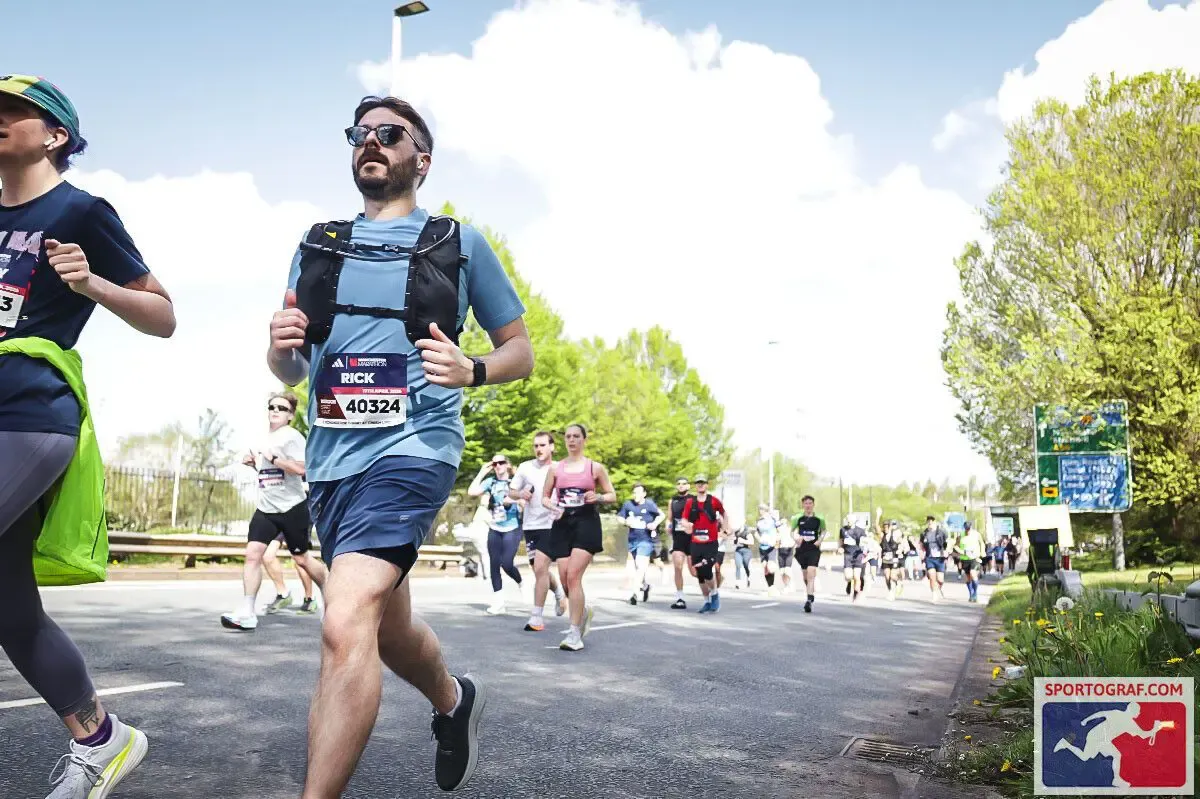 Rick running Manchester Marathon 2026 in aid of CDH UK