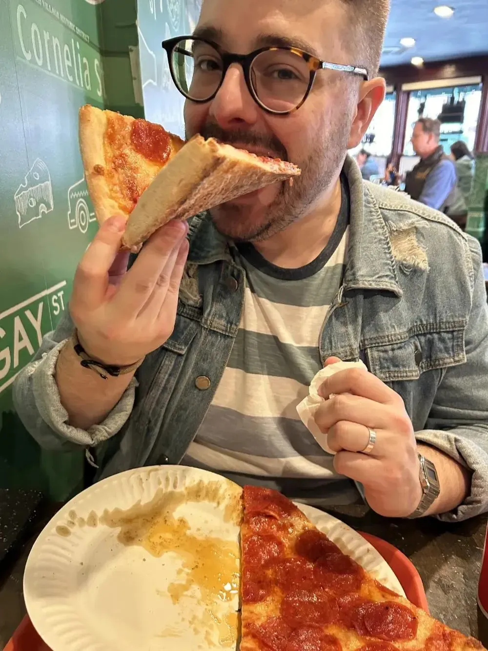 No matter where I am in the world, I will probably find a slice of pizza.